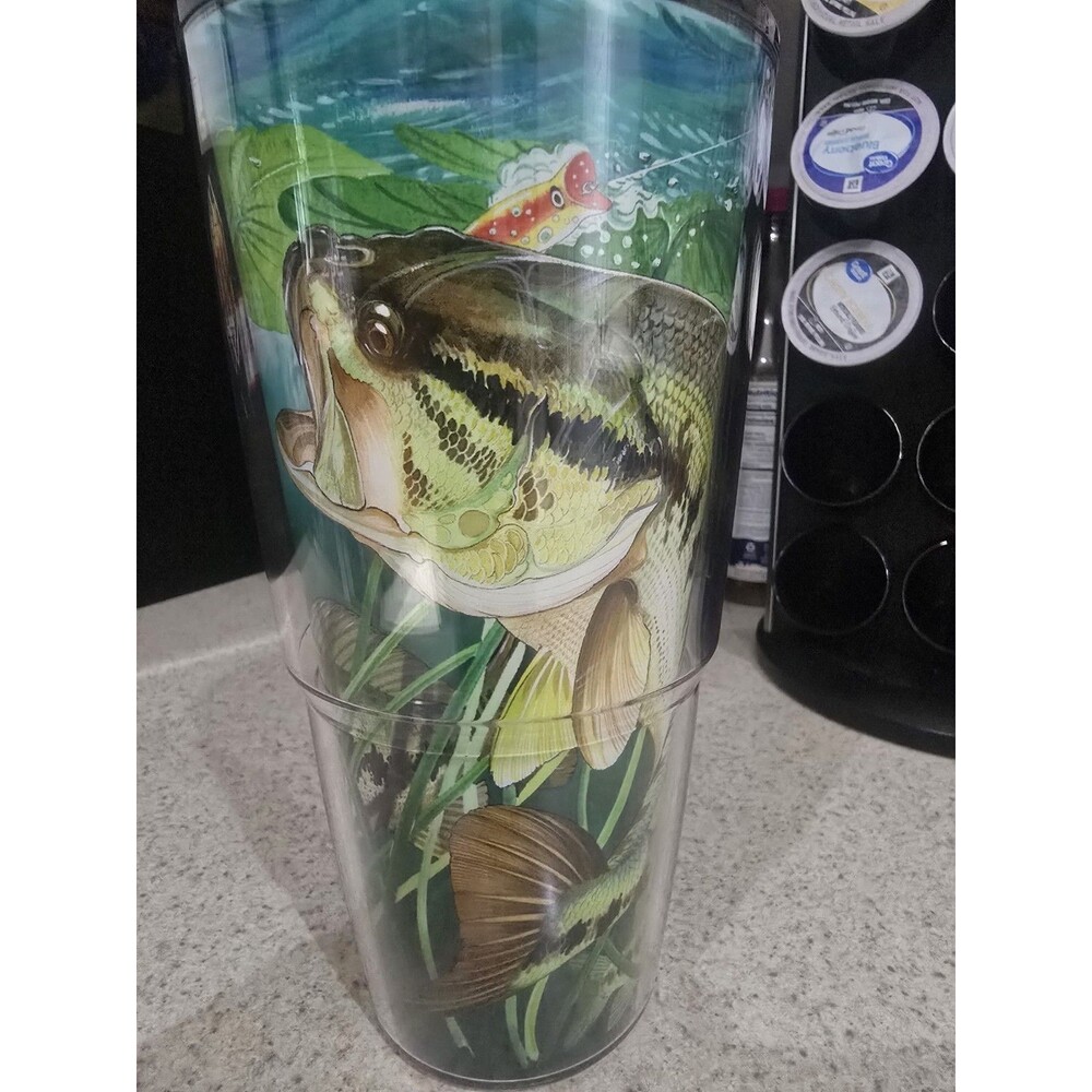 Tervis Tumbler Guy Harvey 24oz W/O Lid Largemouth Bass Fishing
